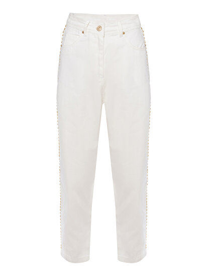 Troklu Mom Denim Pantolon