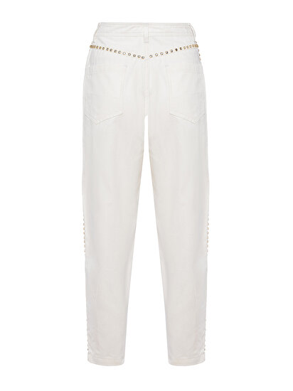 Troklu Mom Denim Pantolon