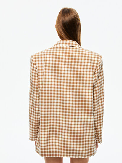 Pötikareli Blazer Ceket