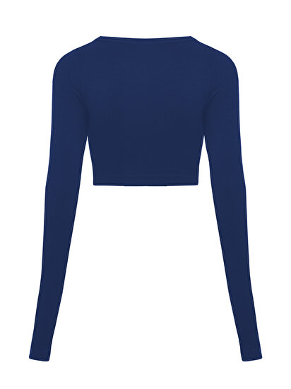Kayık Yaka Crop Top