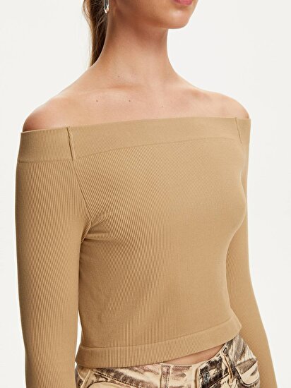 Metalik Jarse Top