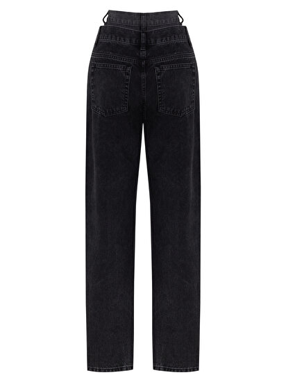 Çift Belli Jean Pantolon
