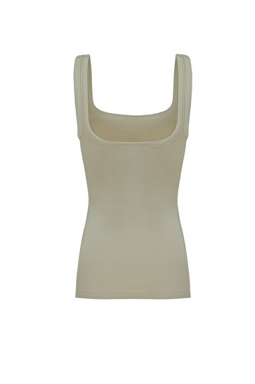 Fitilli Kalın Askılı Crop Top