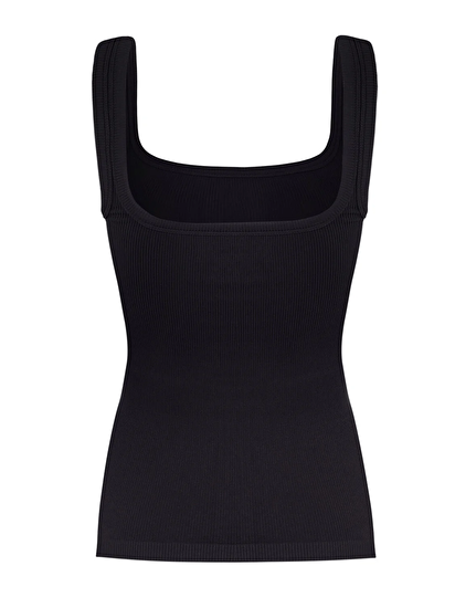 Fitilli Kalın Askılı Crop Top