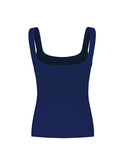 Fitilli Kalın Askılı Crop Top