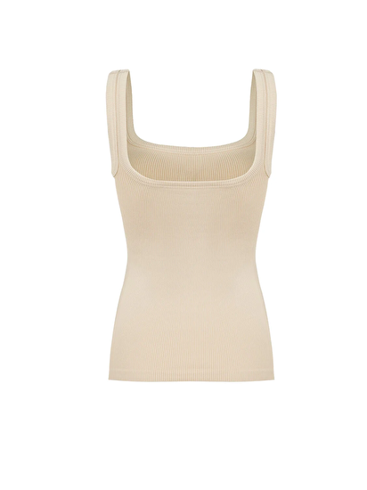 Fitilli Kalın Askılı Crop Top