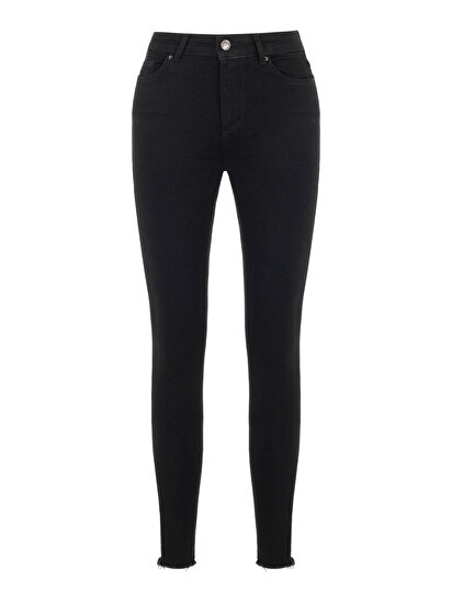 Yüksek Bel Skinny Jean Pantolon