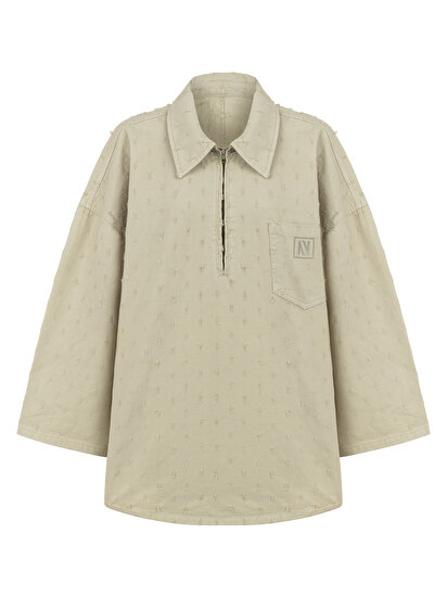 Oversize Denim Elbise