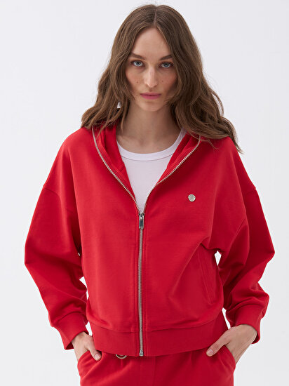 Kapüşonlu Oversize Sweatshirt