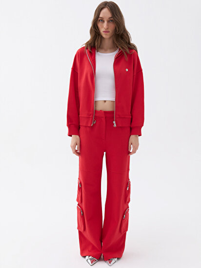 Kapüşonlu Oversize Sweatshirt