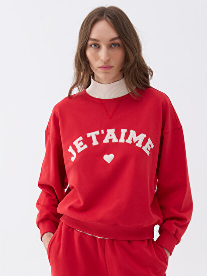 Nakış Detaylı Sweatshirt