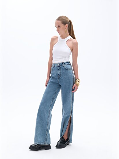 Halter Yaka Crop Top