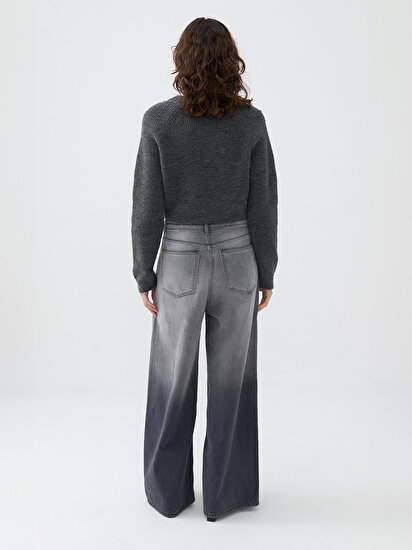 Wide Leg Jean Pantolon