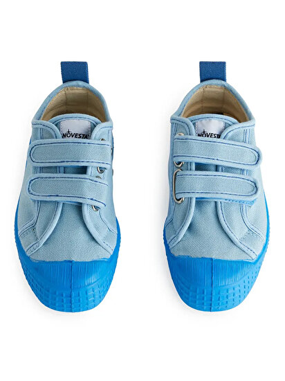 Star Master Kid Velcro Contrast Stitching Kanvas Sneaker