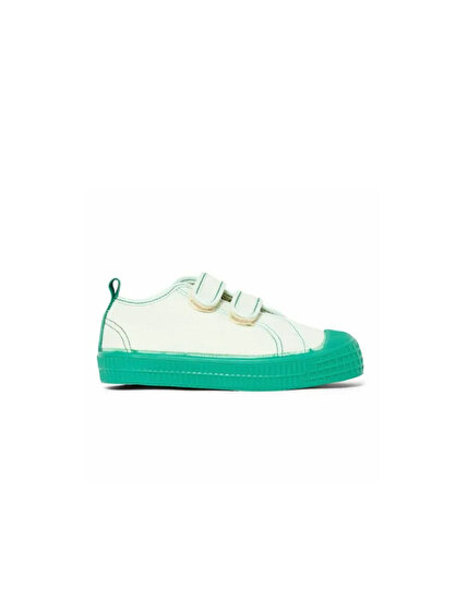 Star Master Kid Velcro Contrast Stitching Kanvas Sneaker