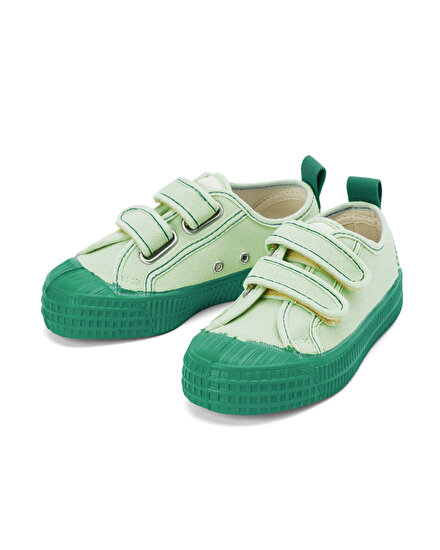 Star Master Kid Velcro Contrast Stitching Kanvas Sneaker