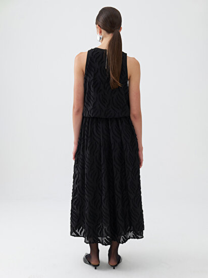 Halter Yaka Maxi Elbise