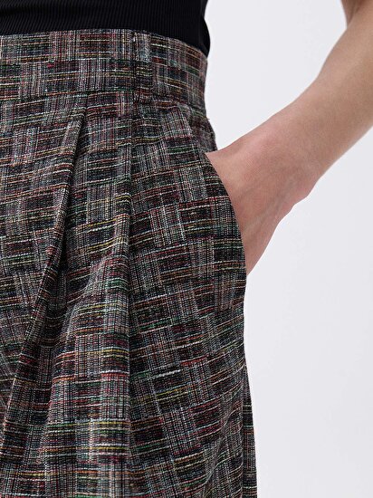 Yüksek Bel Mom Fit Pantolon