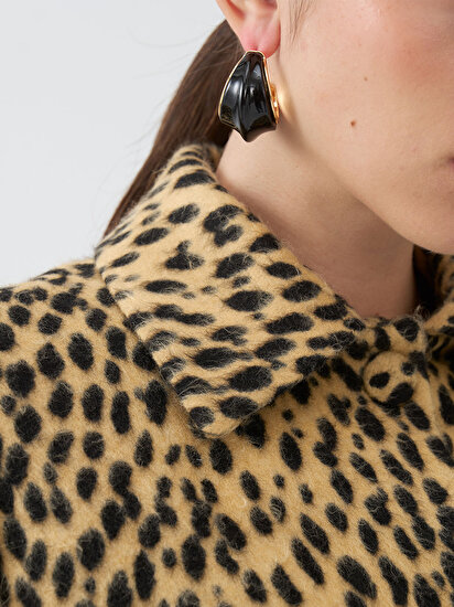 Leopar Desenli Ceket