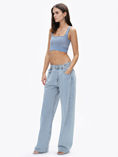 Ribanalı Crop Top
