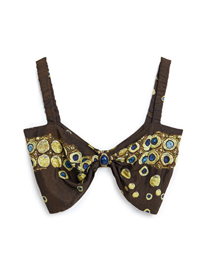 Aksesuar Detaylı Crop Top