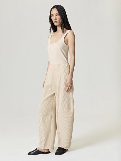 Fitil Detaylı Pantolon