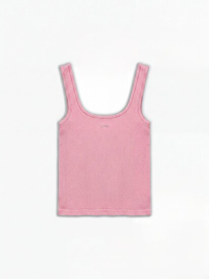 Bisiklet Yaka Crop Top