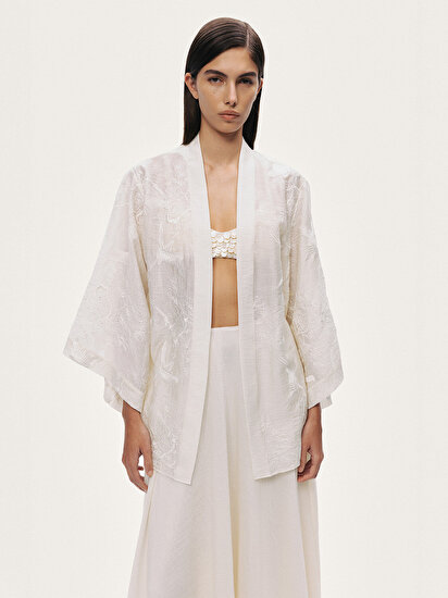 Nakış İşlemeli Kimono
