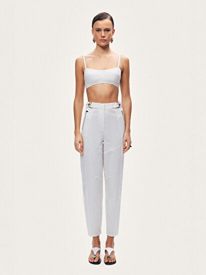 İp Askılı Crop Top