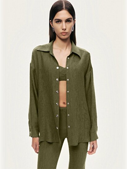 Bralet Detaylı Gömlek