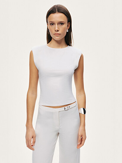 Kopça Bağlama Detaylı Bluz