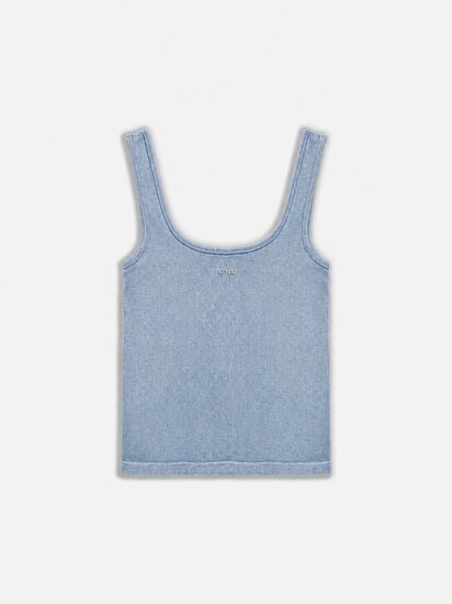 Bisiklet Yaka Crop Top