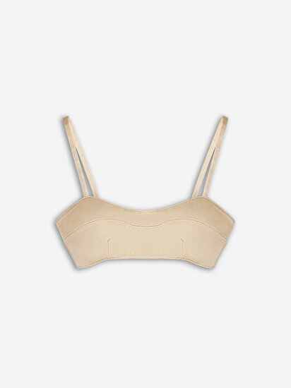 İp Askılı Crop Top