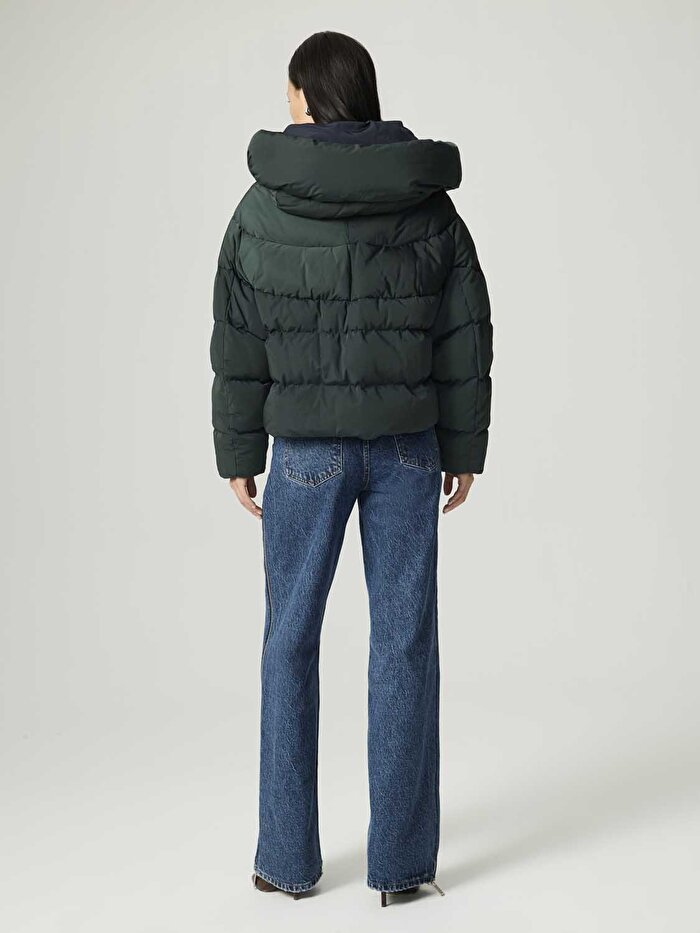 Nocturne Kapüşonlu Şişme Mont