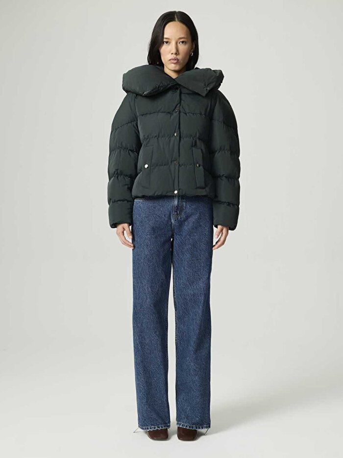 Nocturne Kapüşonlu Şişme Mont