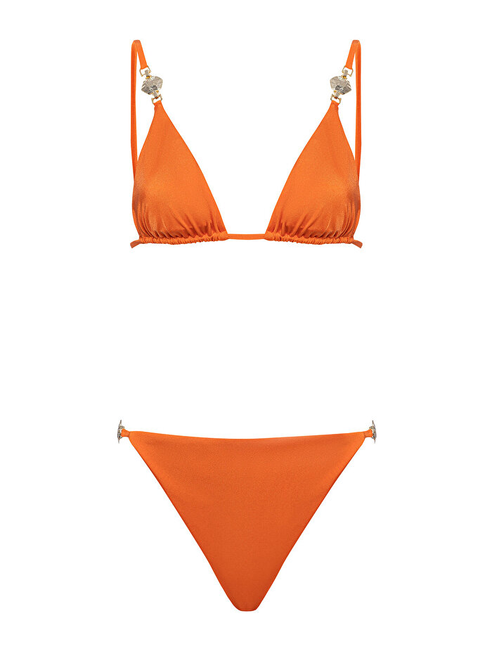 Nocturne Gold Aksesuar Detaylı Bikini Takımı