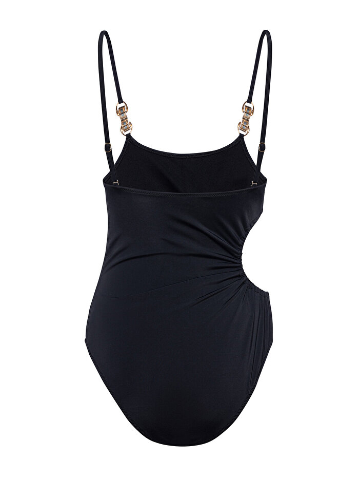 Nocturne Büzgü Detaylı Mayo