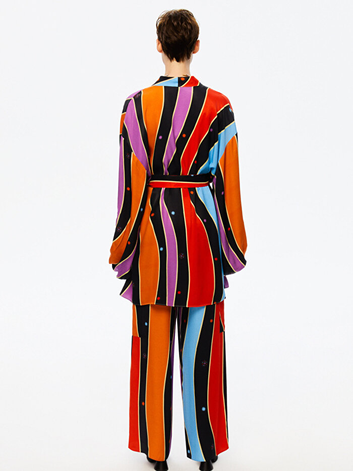 Nocturne Balon Kollu Kimono