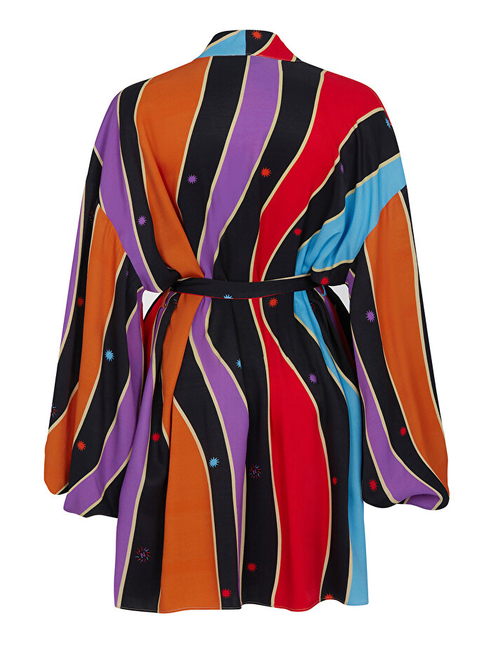 Nocturne Balon Kollu Kimono