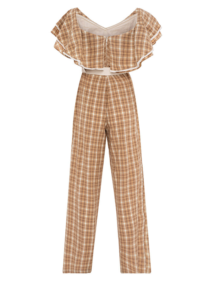 Nocturne Fırfır Detaylı Tulum