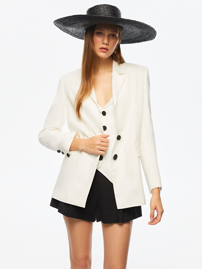 Nocturne Kruvaze Keten Ceket