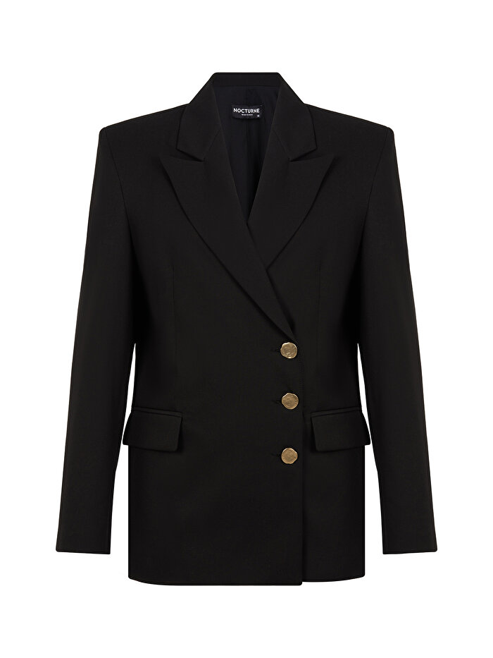 Nocturne Kruvaze Vatkalı Maskülen Ceket