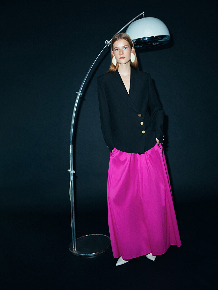 Nocturne Kruvaze Vatkalı Maskülen Ceket