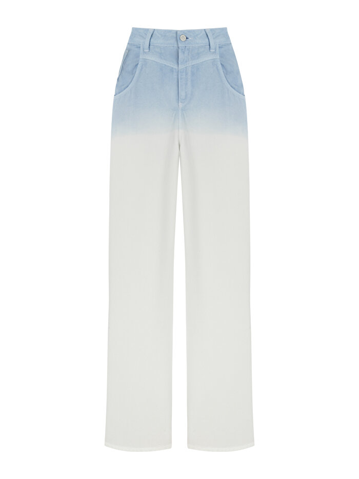 Nocturne Degradeli Yüksek Bel Jean Pantolon