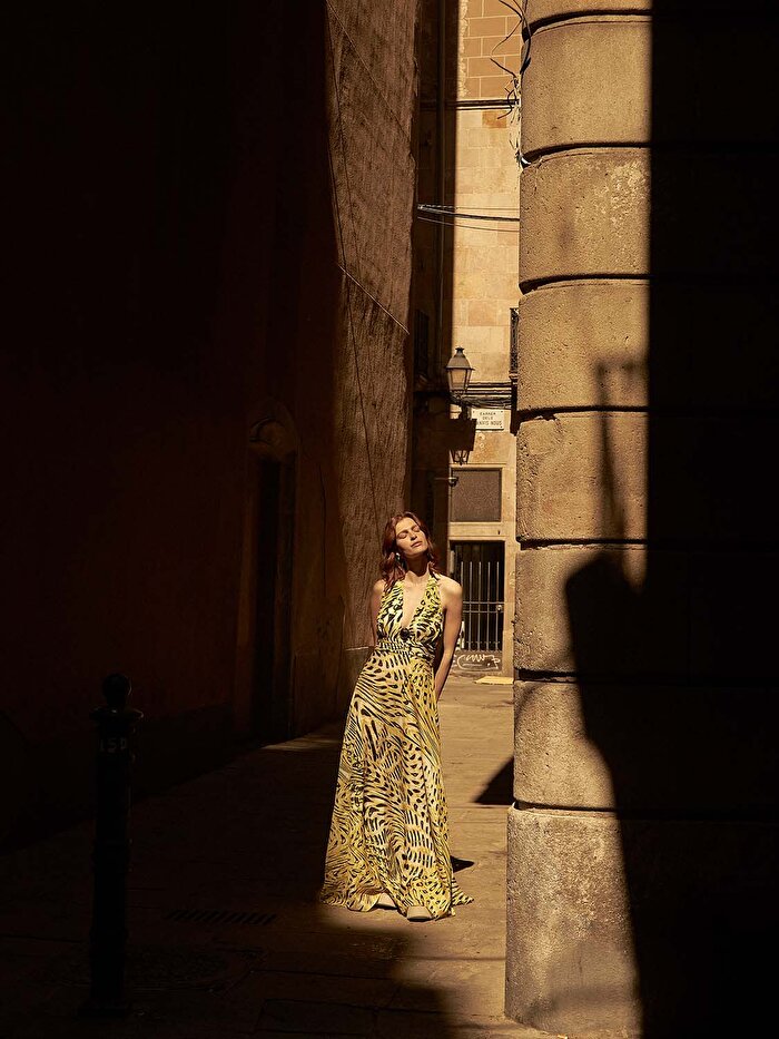 Nocturne Aksesuar Detaylı Elbise