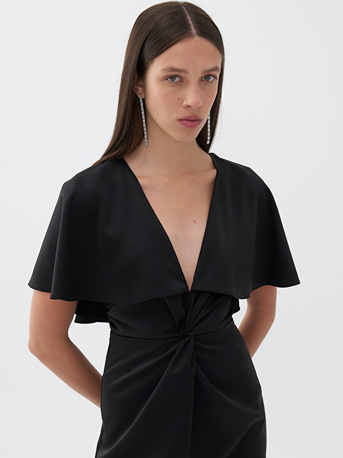 Nocturne Düğümlü Uzun Elbise