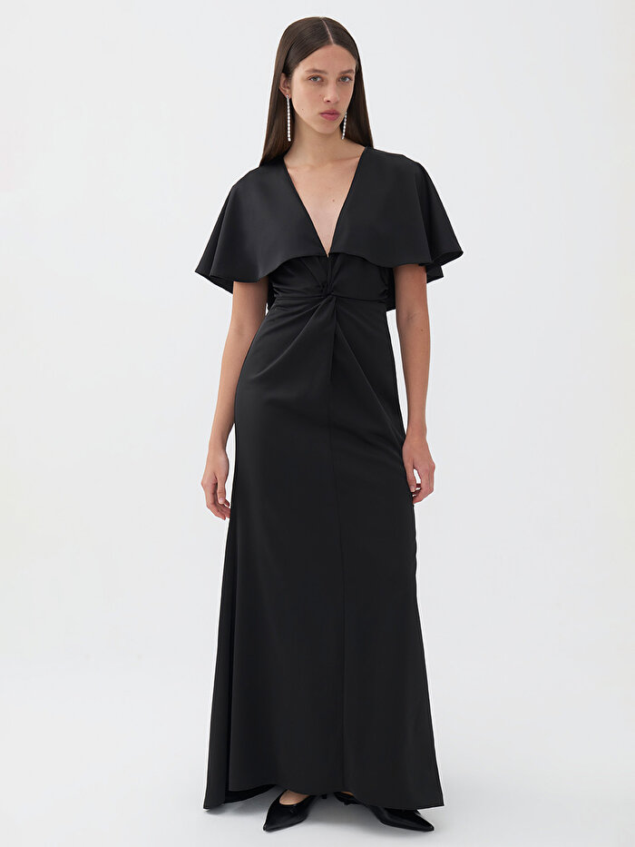 Nocturne Düğümlü Uzun Elbise