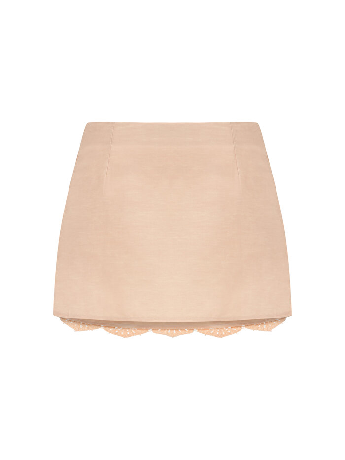 Nocturne Brode İşlemeli Mini Etek