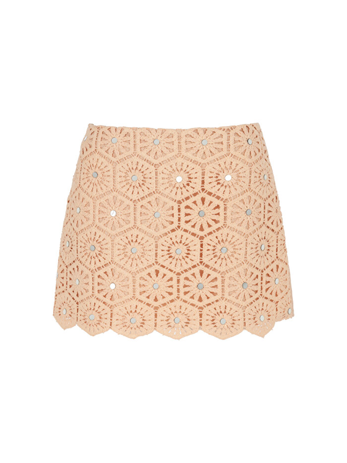 Nocturne Brode İşlemeli Mini Etek