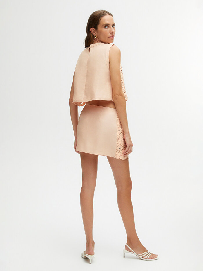 Nocturne Brode İşlemeli Mini Etek